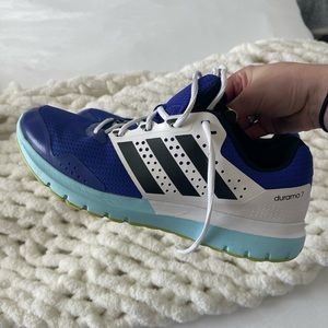 Adidas duramo 7, size 8, worn twice- still in really good condition!